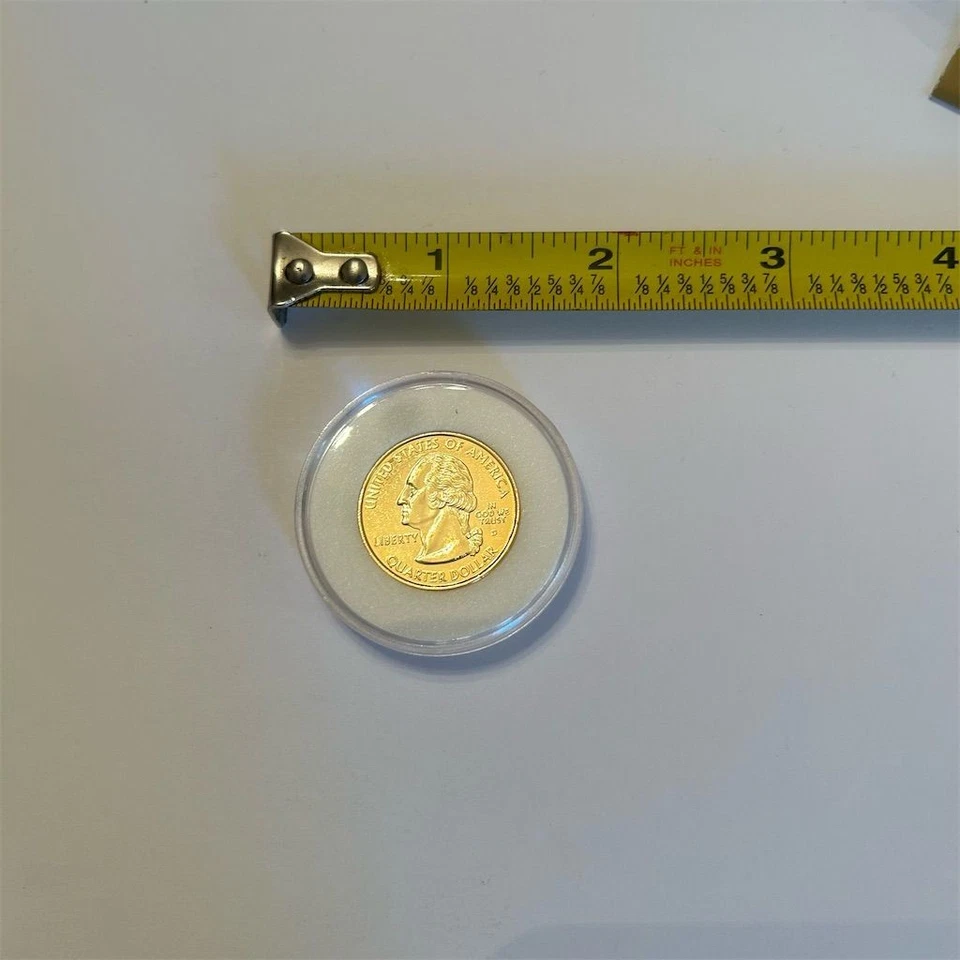 2006 Colorado 24K Gold Plated State Quarter Uncirculated Coin - Image 2 of 2