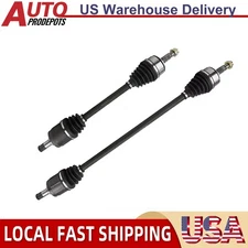 Pair Front CV Axle Shaft For 2003-2005 2006 2007 Honda Accord 2.4L Auto Trans.
