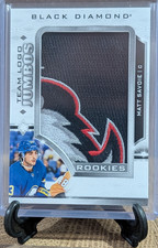 2023-24 MATT SAVOIE Upper Deck Black Diamond Rookie Team Logo Jumbo Patch Retro