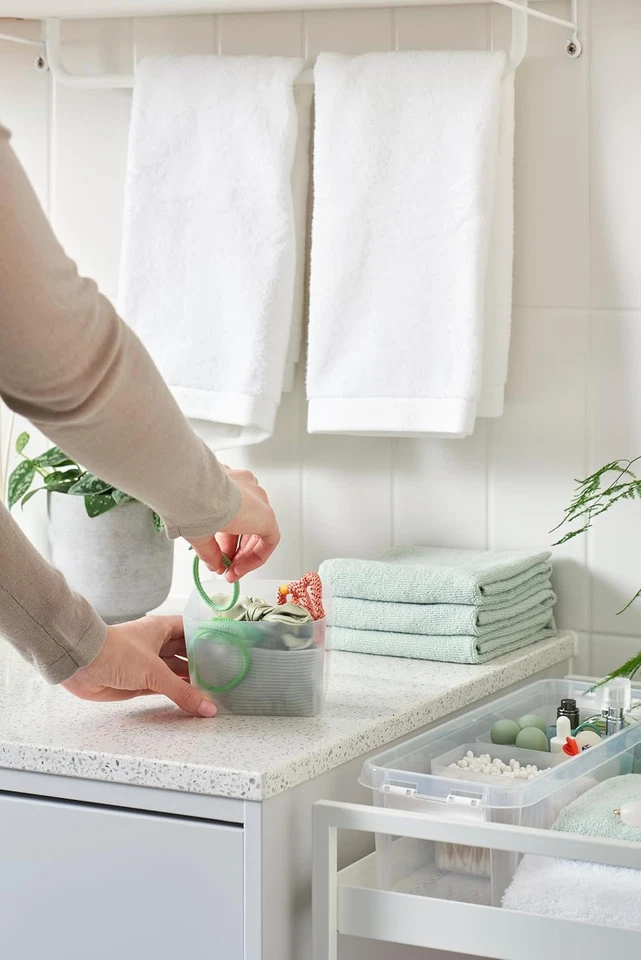 Scatola Di Stoccaggio Piccola in Plastica Da 3.5L Con 4 Inserti E Coperchio - Ga - Immagine 4 di 4