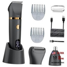 Ball Shaver for Men, 3-in-1 Multifunction Body Hair Trimmer  Pubic Shaver