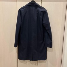 APC Men's Navy Cotton Stain-Color Collar Coat XS Vintage Excellent Condition