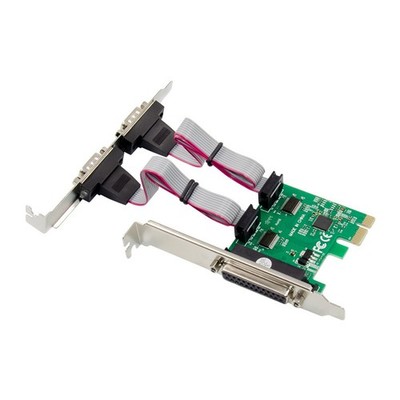 Industrial Controller PCIe AX99100 2S1P RS232 Serial Parallel I/O Adapter Card