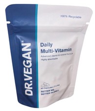 DR.VEGAN Free pp Daily Multi-Vitamin Vegan Multivitamin Energy Free pp Uk Seller
