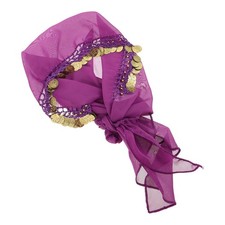  Foulard de danse orientale : Coiffe de danseuse orientale tribale ornée de