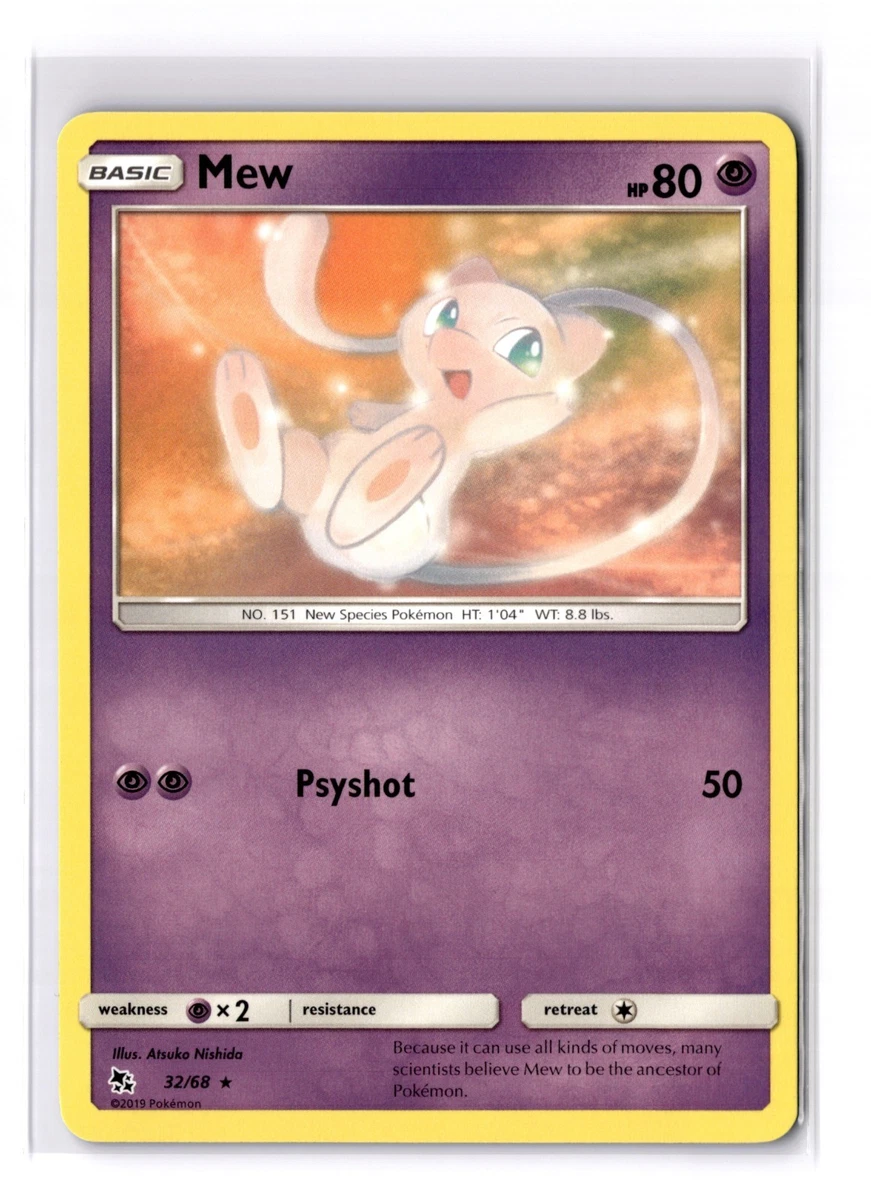 25+ Mew Pokémon TCG Sun & Moon Rare Individual Collectible Card
