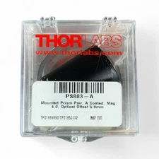 Thorlabs PS883-A Mounted Prism Pair A-Coated Mag 4.0 Laser Optics New Open Box