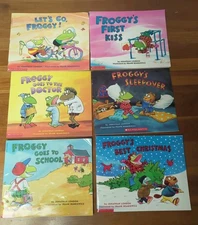 Froggy Books by Jonathan London Children Kids Paperback Scholastic Lot Of 6