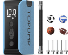 Electric Ball Pump with Inflation Deflation, Portable Rechargeable Ball Pump w
