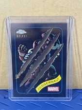 2025 Topps Chrome Marvel Juggernaut #146 Clawed Black Refractor SP 3/10
