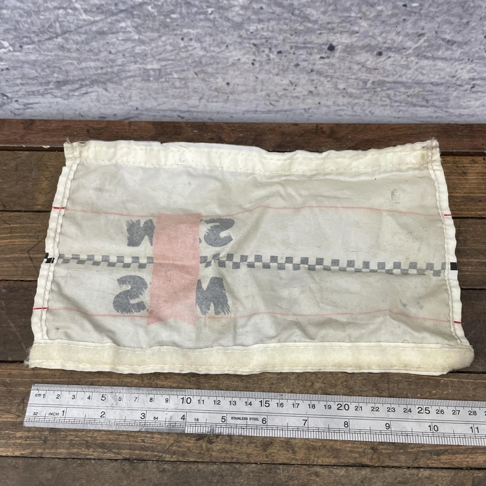 Cubierta de almohadilla de cuadro BMX de carreras MCS tubo superior a cuadros años 80 original Foto 4 de 4