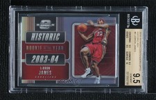 2018 Contenders Optic Historic Rookies of the Year LeBron James #6 BGS 9.5 11oq