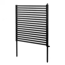 49×35" Metal Freestanding Privacy Screen Outdoor Fence Panels Patio Lawn Deck
