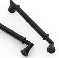 10 Pack 5 Inch 128Mm Matte Black Kitchen Cabinet Handles, Cabinet Pulls Kitchen