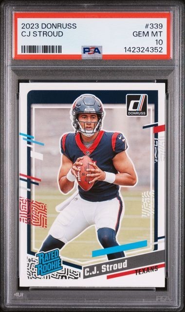 2023 Donruss #339 CJ Stroud : Rookie Card : PSA 10