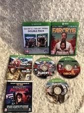 Far Cry Primal and Far Cry 4 @ 6 Double Pack)  Xbox One Vgc 3 Games Bundle