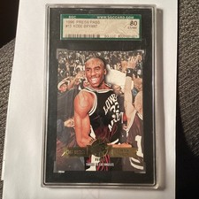 1996 Press Pass - Kobe Bryant #13 Basketball In Hard Case