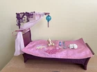 Barbie Bedroom Gift Set 2006 Mattel Vintage Bed Blanket Cat Nearly Complete Set