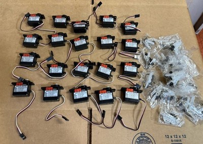 LOT OF 20 New - GWS SERVO Mini XF BB w/screws & arms 24 Grams