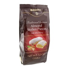Schluender Almond & Marzipan Stollen Bites in Foil Bag - 350g/12.0oz (Pack of 2)