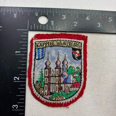 #ad Vtg KAPPELE WURZBURG Käppele Würzburg Chapel Germany Patch 12Z8 $7.95