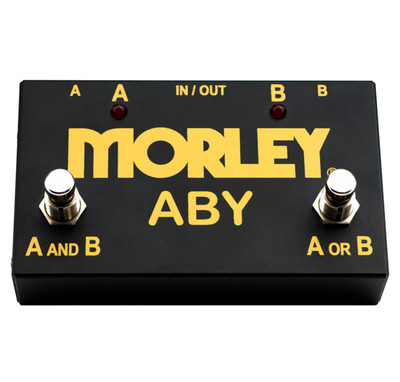 Morley Gold Series ABY Selector/Combiner Pedal. ABY-G