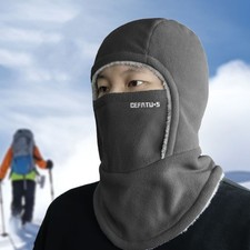 Cycling Head Cover Thermal Warm Hood and Hat Fleece Ski Windproof Cap Balaclava