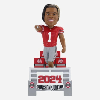 Quinshon Judkins Ohio State Buckeyes Banner Raising Bobblehead NCAA College