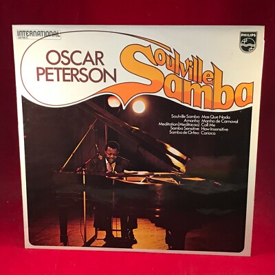 OSCAR PETERSON Soulville Samba 1967 UK Vinyl LP Samba De Orfeo  Mas Que Nada