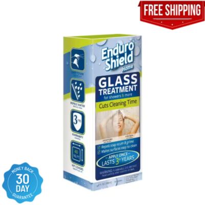 Enduroshield Glass Showers Treatment Kit 2-Oz Coating 4.2-Oz Cleaner Bathroom