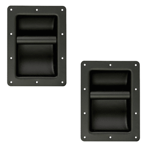 2 Poignées Pour Enceintes Plastique Couleur Noire 137 x 87 mm