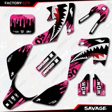 Pink Camo Savage Racing Graphics kit Fits 04-12 Honda Crf50 CRF 50 Decal