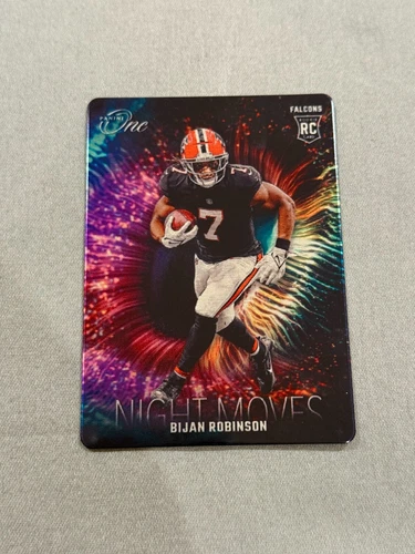 2023-24 Panini One Bijan Robinson Metal Night Moves #11 Case Hit SSP
