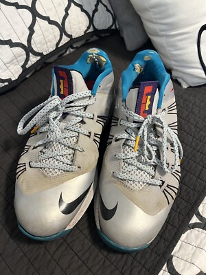 Size 11 Nike Air Max LeBron 10 Low Tropical Teal Platinum 2013