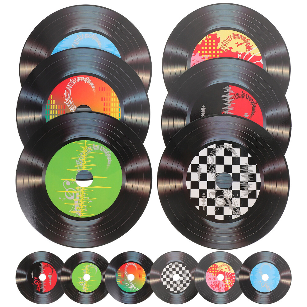 48 pcs Vinyl Record Wall Decal Music Party Wall Sticker Wall Decal