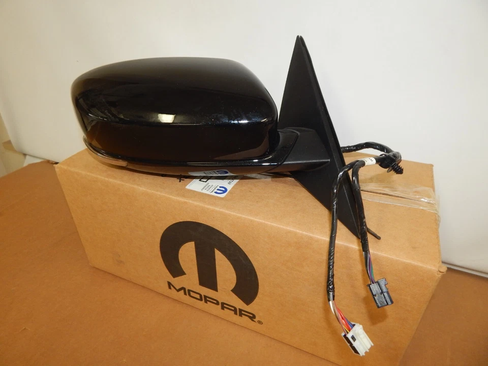 Nuevo espejo retrovisor lateral para pasajeros Chrysler 300 2011-2018 punto ciego Phantom negro fabricante de equipos originales Foto 2 de 4