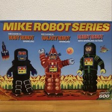 Tin Toy Robot 3-piece Set MIKE ROBOT SERIES W/BOX F/S FEDEX