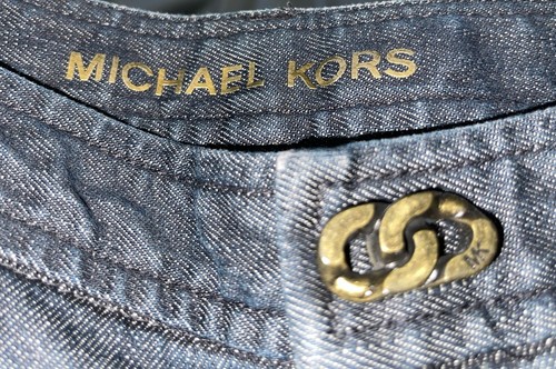 Michael Kors Straight Leg 31.5” Inseam Dark Denim Size 8 - Picture 13 of 13