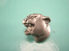 Mountain Lion Cougar Panther Big Cat Vintage Tie Tack Lapel Pin logo animal k91