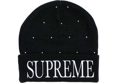 Supreme Studden Beanie Supreme Studded Knockout Big Logo Beanie Red - FW25 - US main image 2