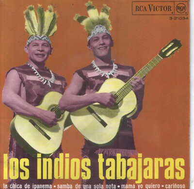 LOS INDIOS TABAJARAS EP Spain 1968 The girl from Ipanema +3