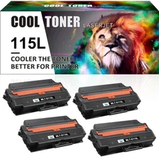 1-4PK MLT-D115L 115L Toner Cartridge for Samsung Xpress SL-M2830DW SL-M2880FW