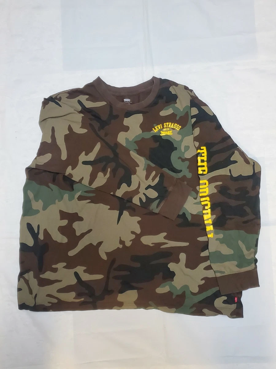 Tee shirt levis camouflage sale