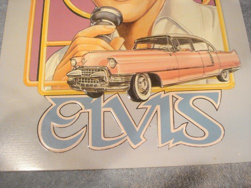 VINTAGE 1995 "ELVIS AN AMERICAN CLASSIC" TIN METAL SIGN (17 1/2" X 12 1/2") - Picture 3 of 6