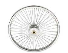 20 Hollow0Hub Steel Wheel 72 Spoke UCP Bearing 5/8idx103/8od Chrome.