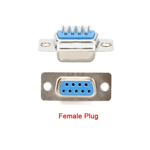 DB9 9Way D-SUB Connector Female/Male Plug Socket Metal/Plastic Shell Solder Type - Picture 4 of 31