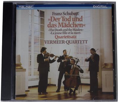 SCHUBERT / VERMEER QUARTET Der Tod Und Das Madchen / Quartettsatz CD 1984 Teldec