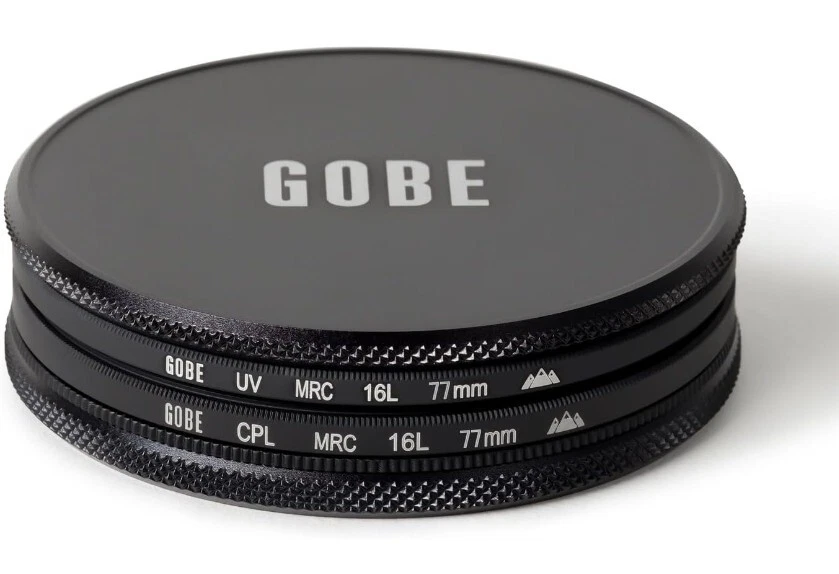 Gobe 77mm UV + Circular Polarizing (CPL) Lens Filter Kit (1Peak).          59 - Image 2 of 4