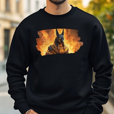 Anubis On Fire Sweatshirt Cosy And Perfect For Any Occasion S To 4XL