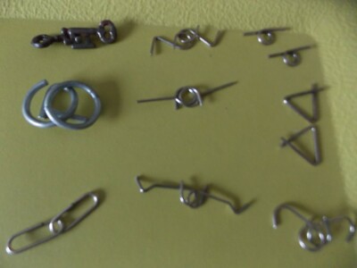 Lot of 9 Vintage Metal Linking Rings Games Puzzles